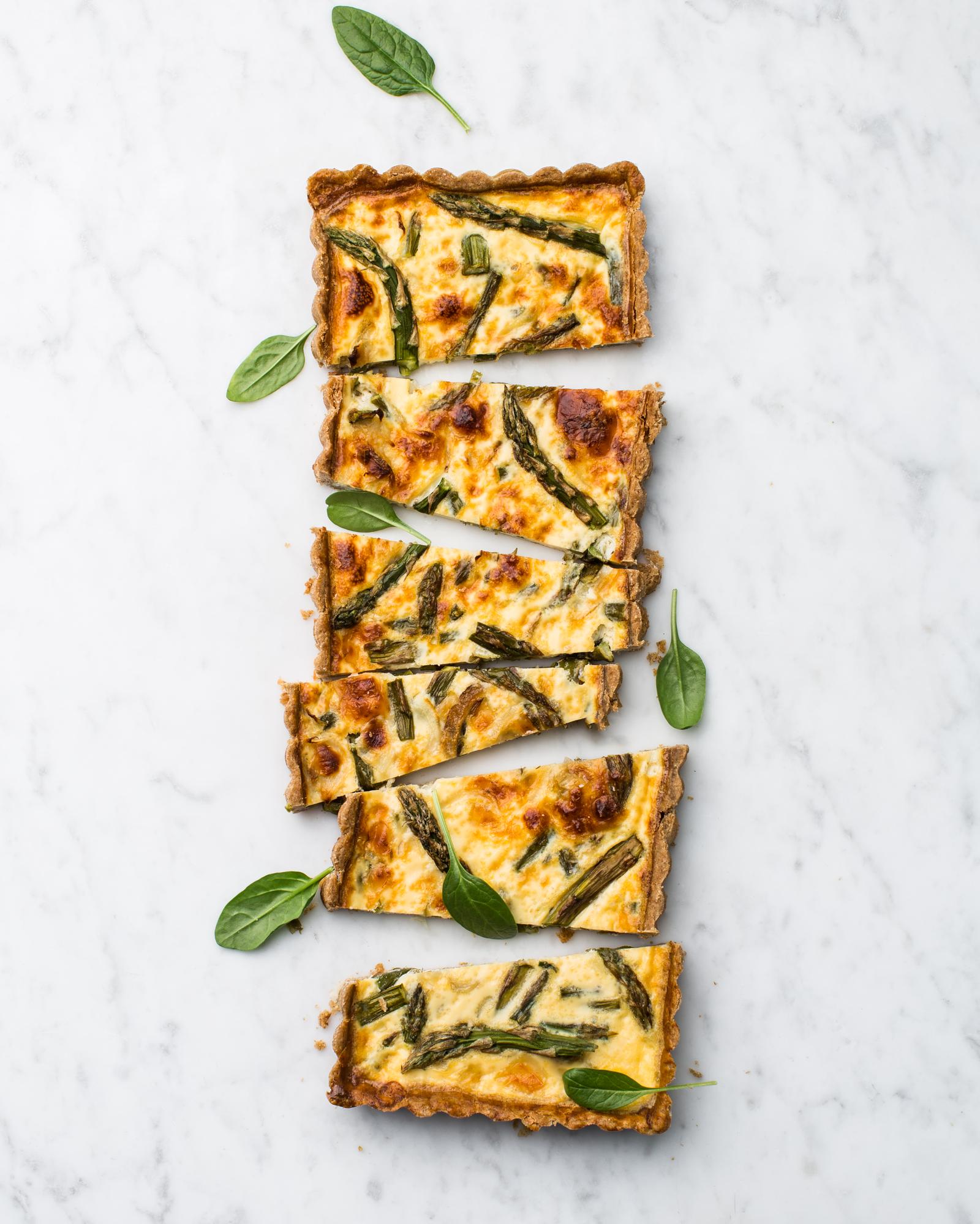 Quiche con asparagi
