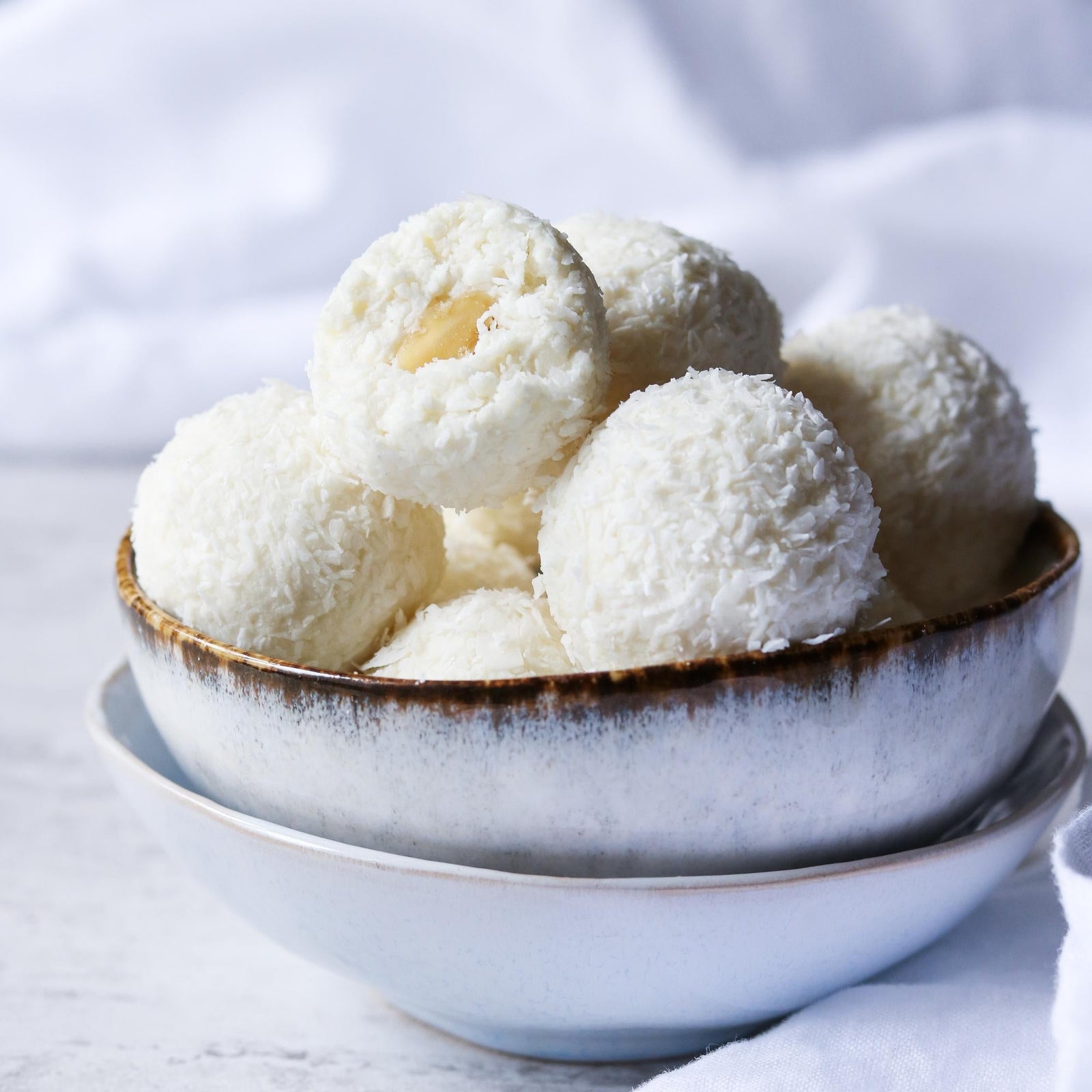 Palline raffaello alla ricotta