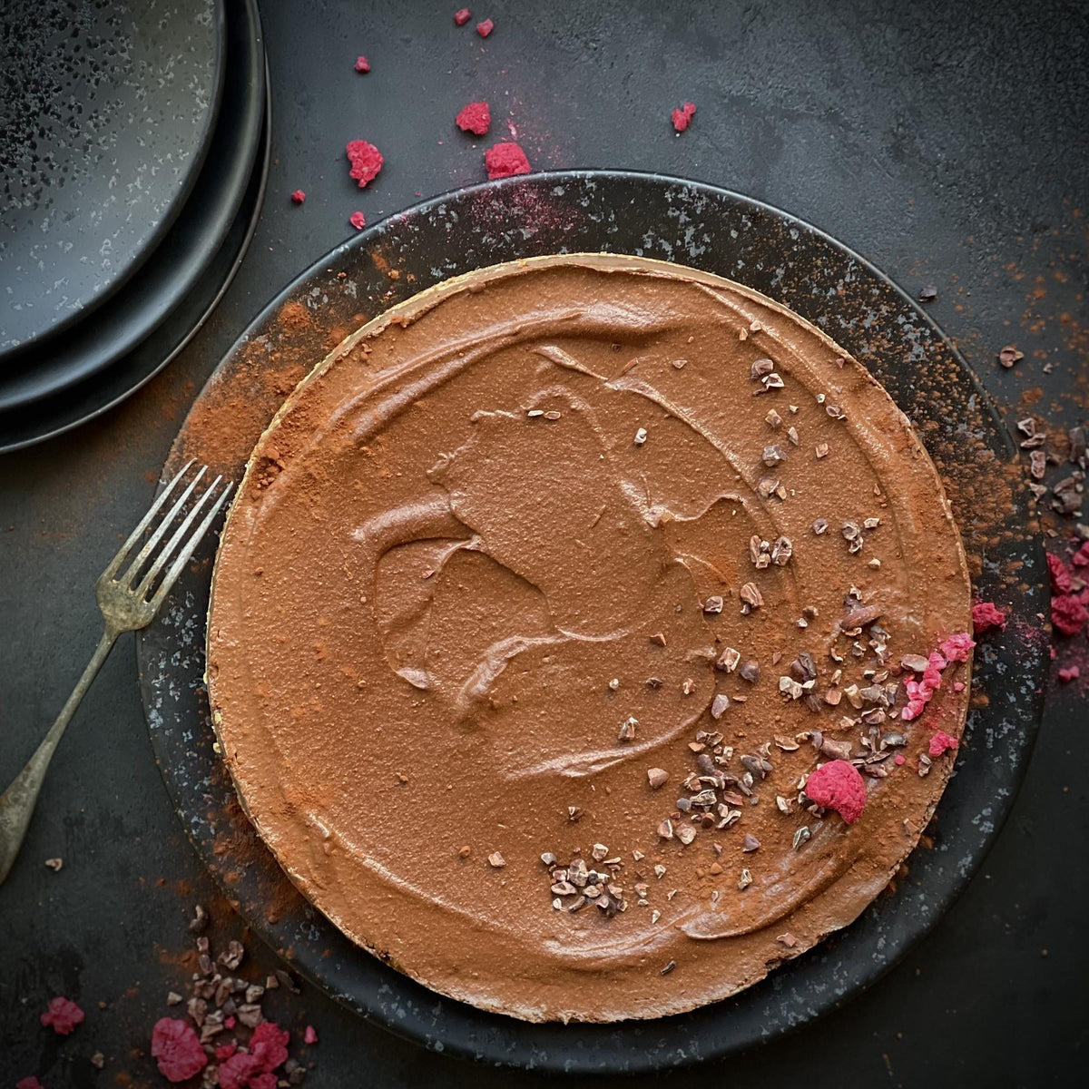 Torta raw al cioccolato