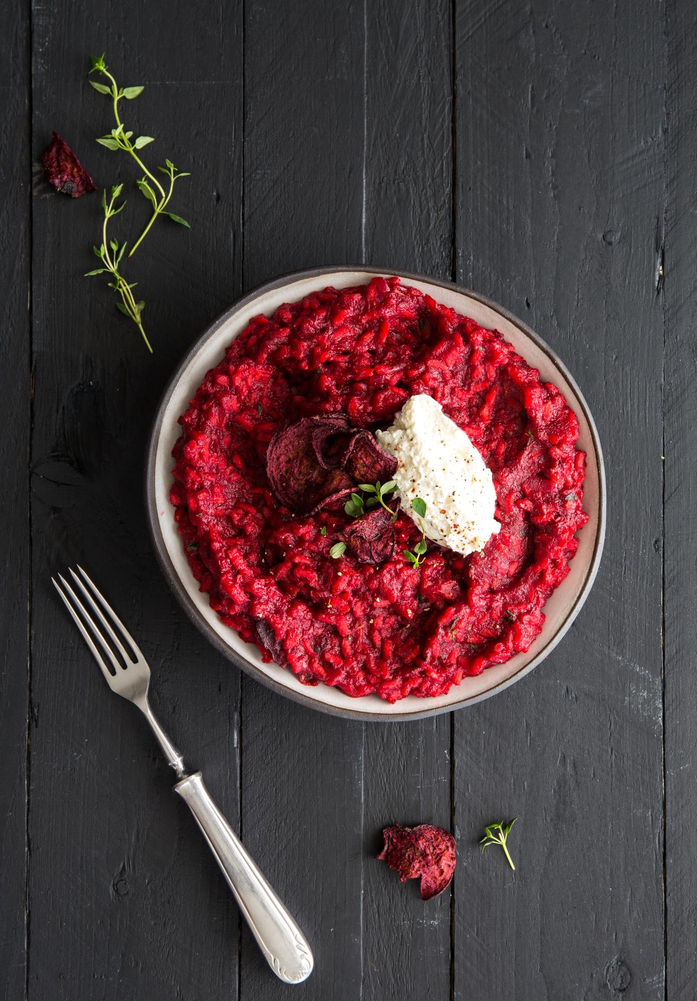 Risotto alla barbabietola rossa