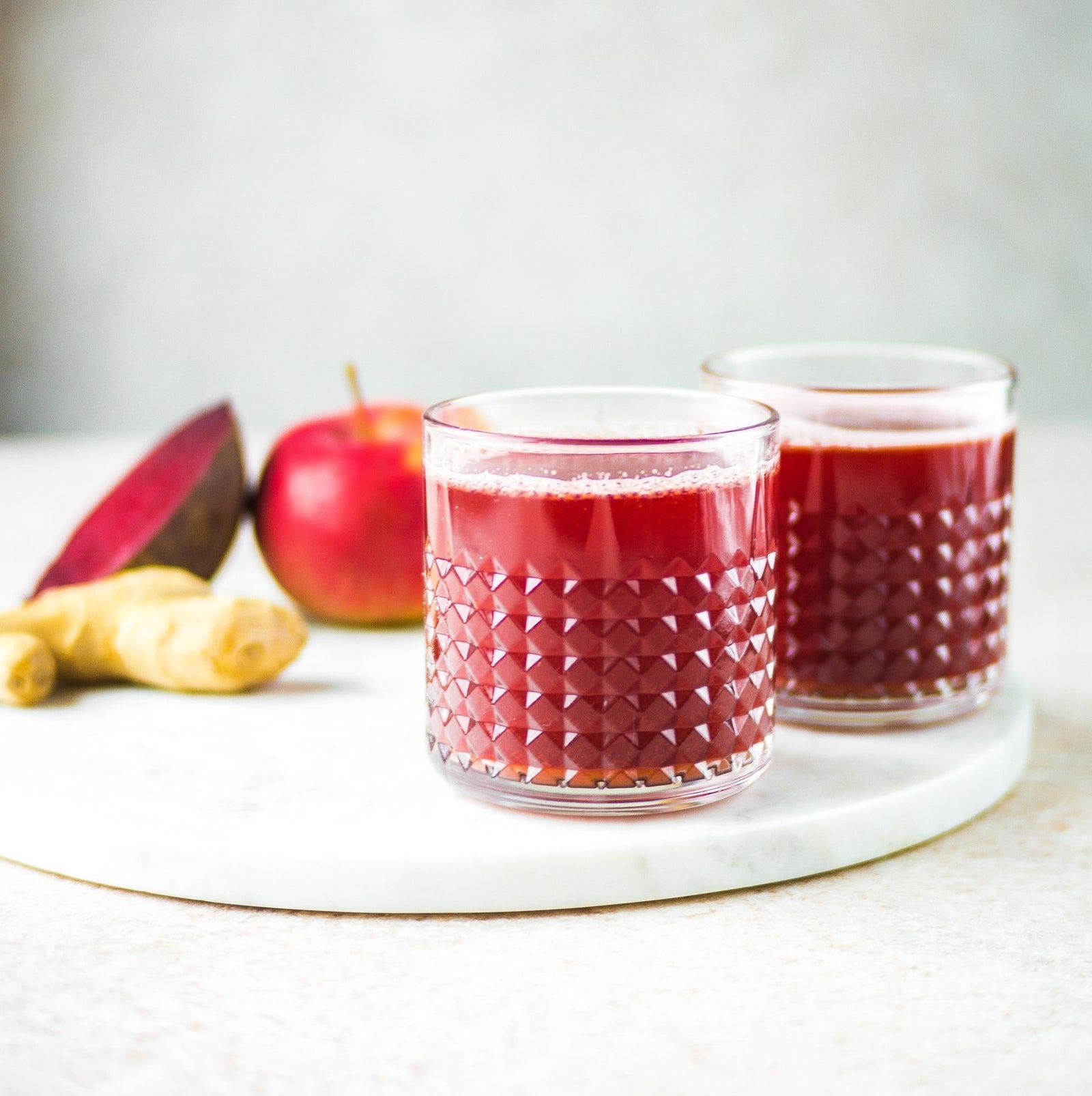 Succo di barbabietola rossa allo zenzero