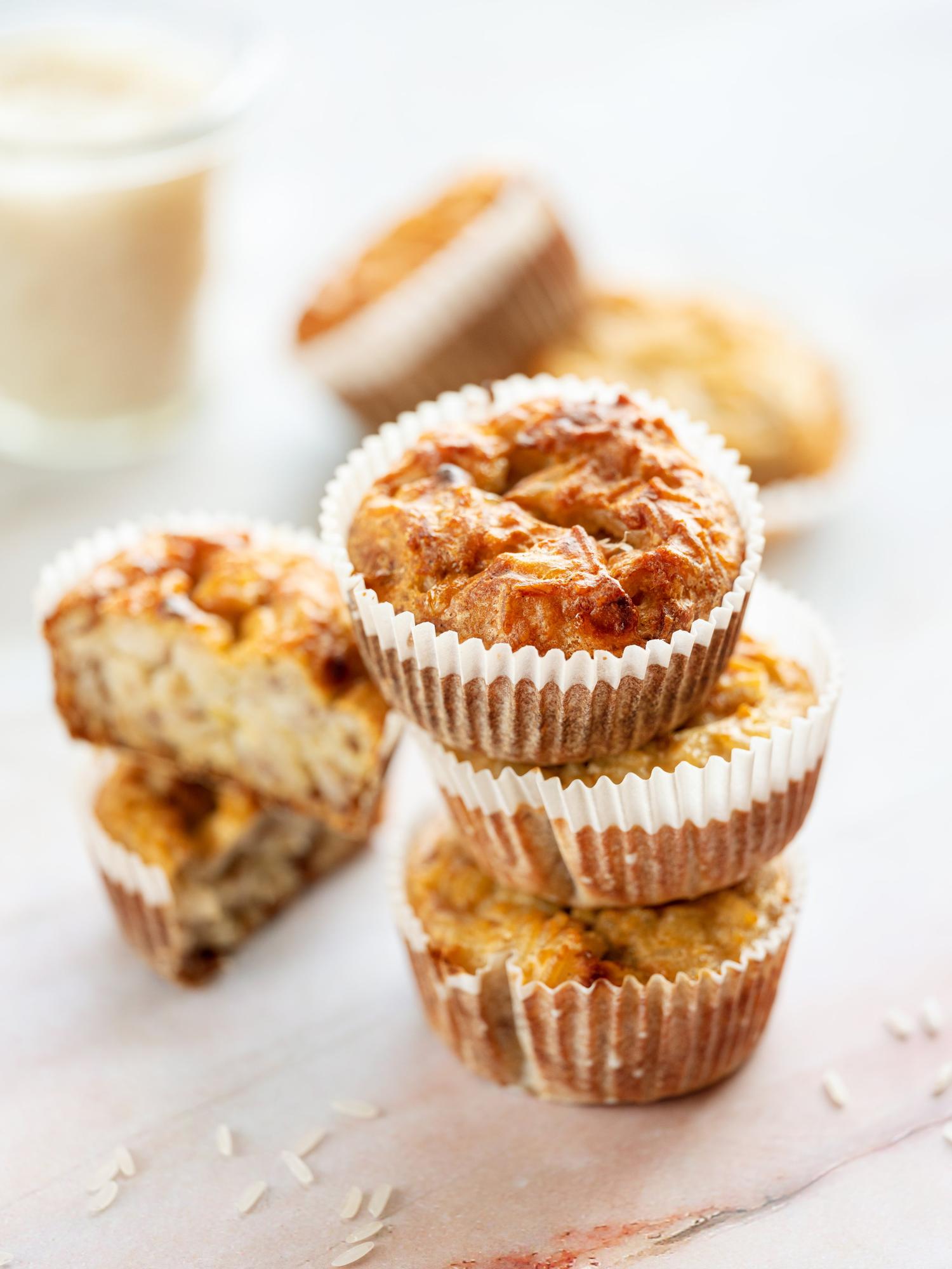 Muffin riso e banana