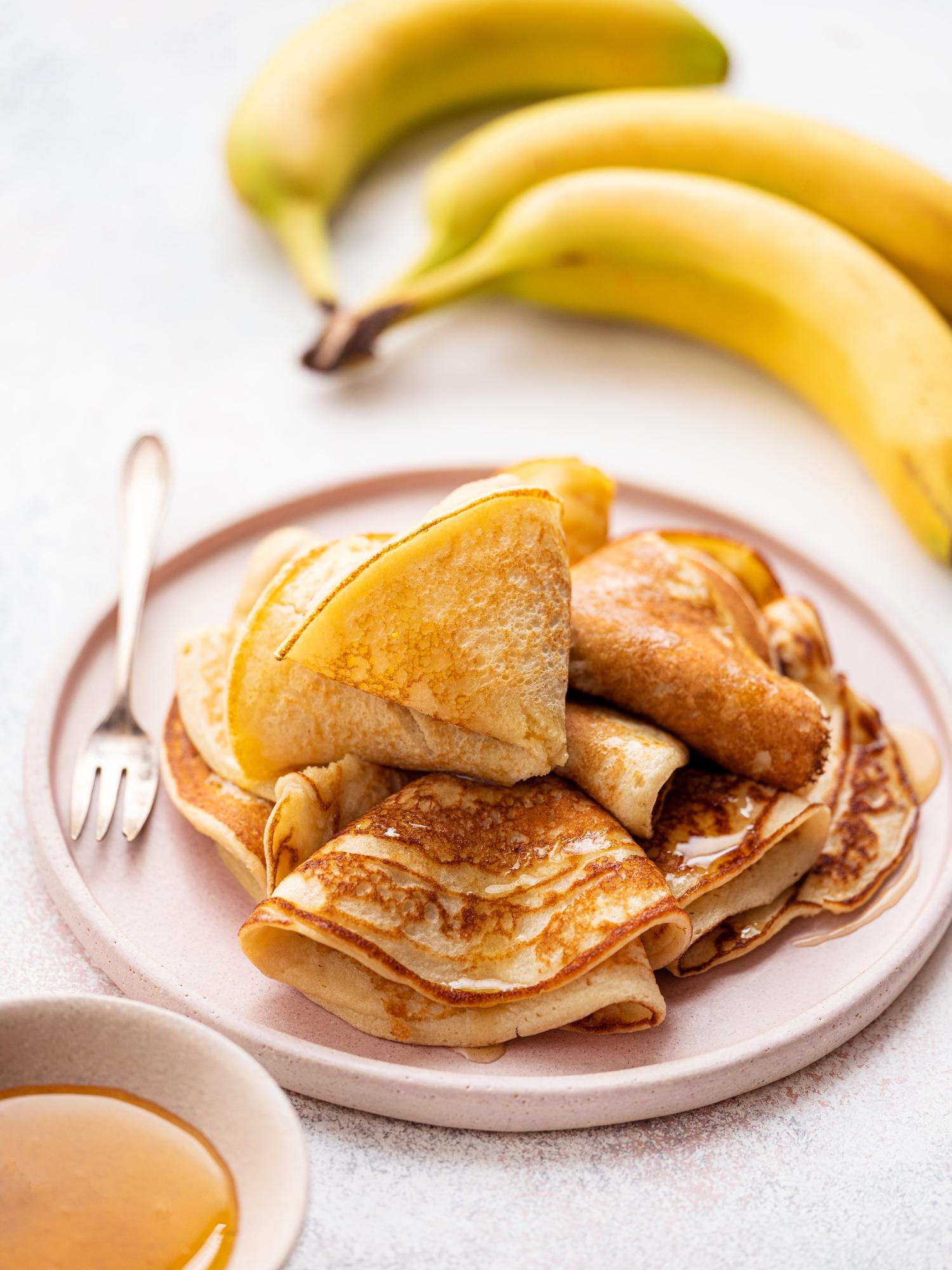 Crepes di riso e banana