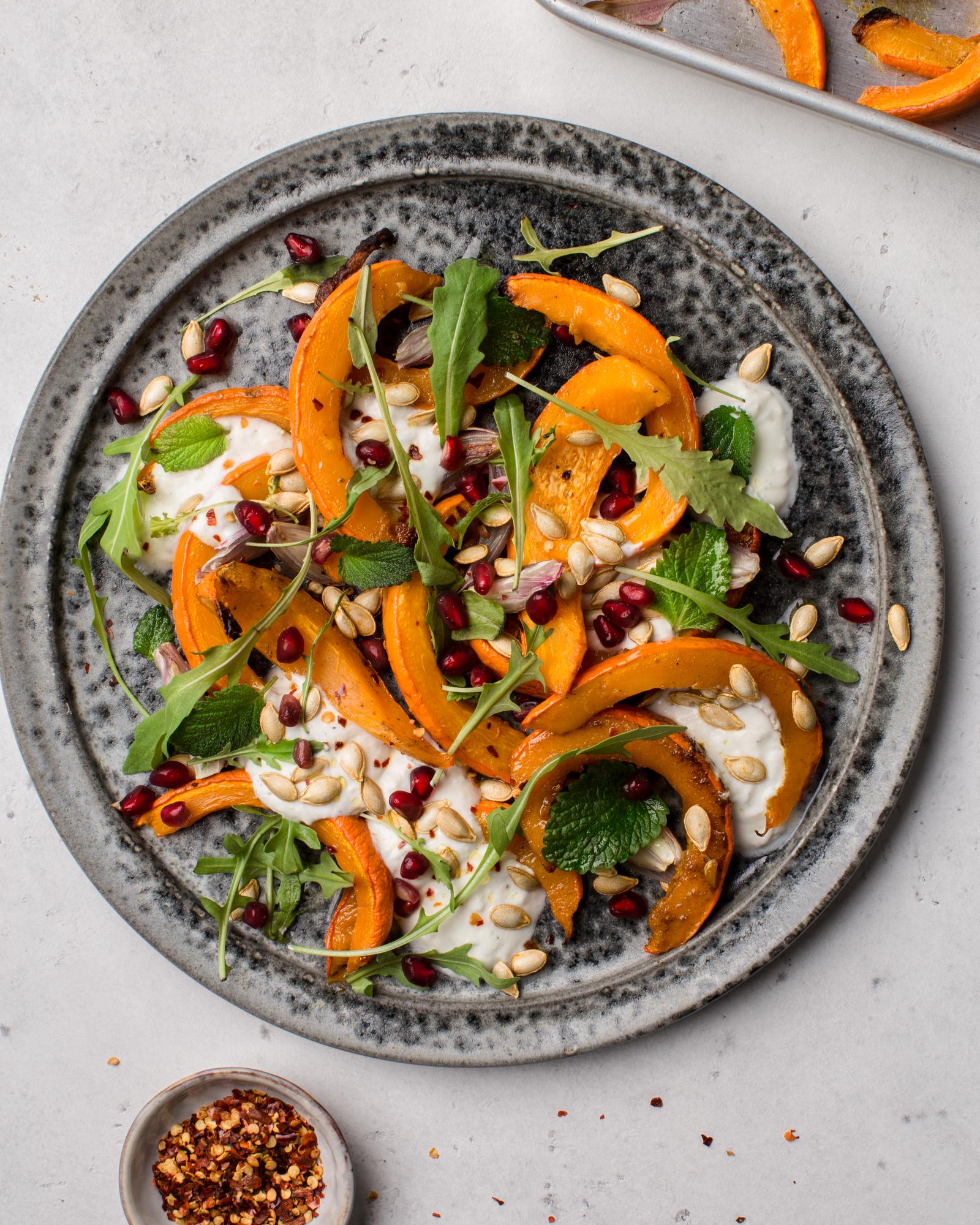 Insalata con zucca