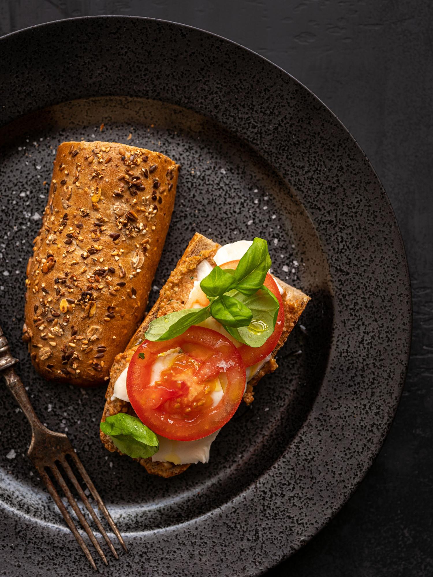 Panino con pesto siciliano