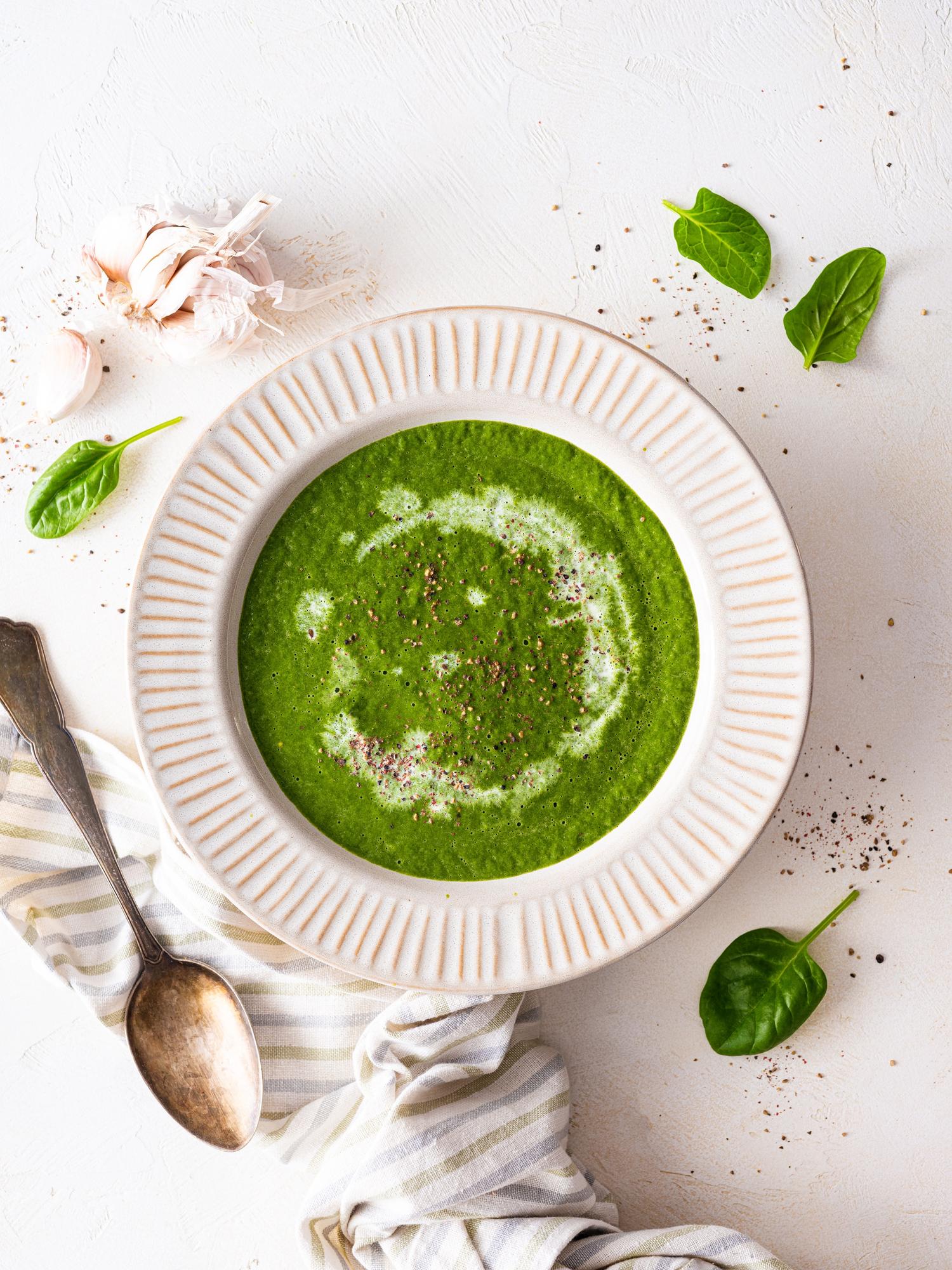 Zuppa di spinaci