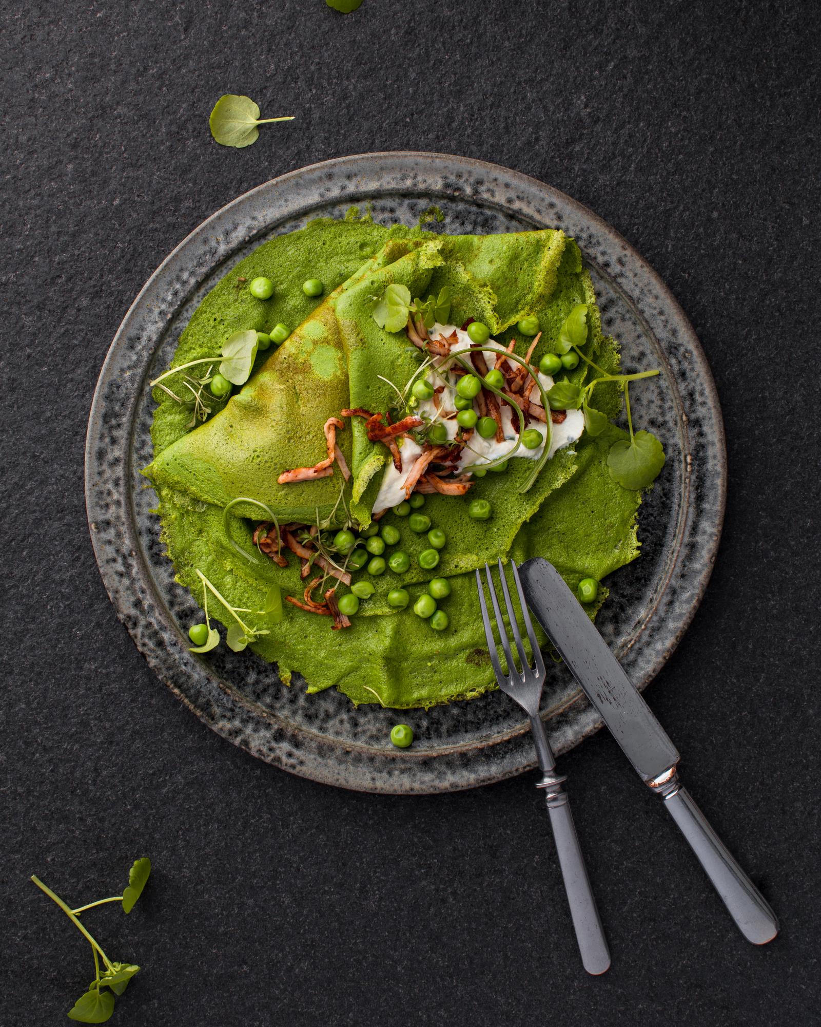 Crepes agli spinaci