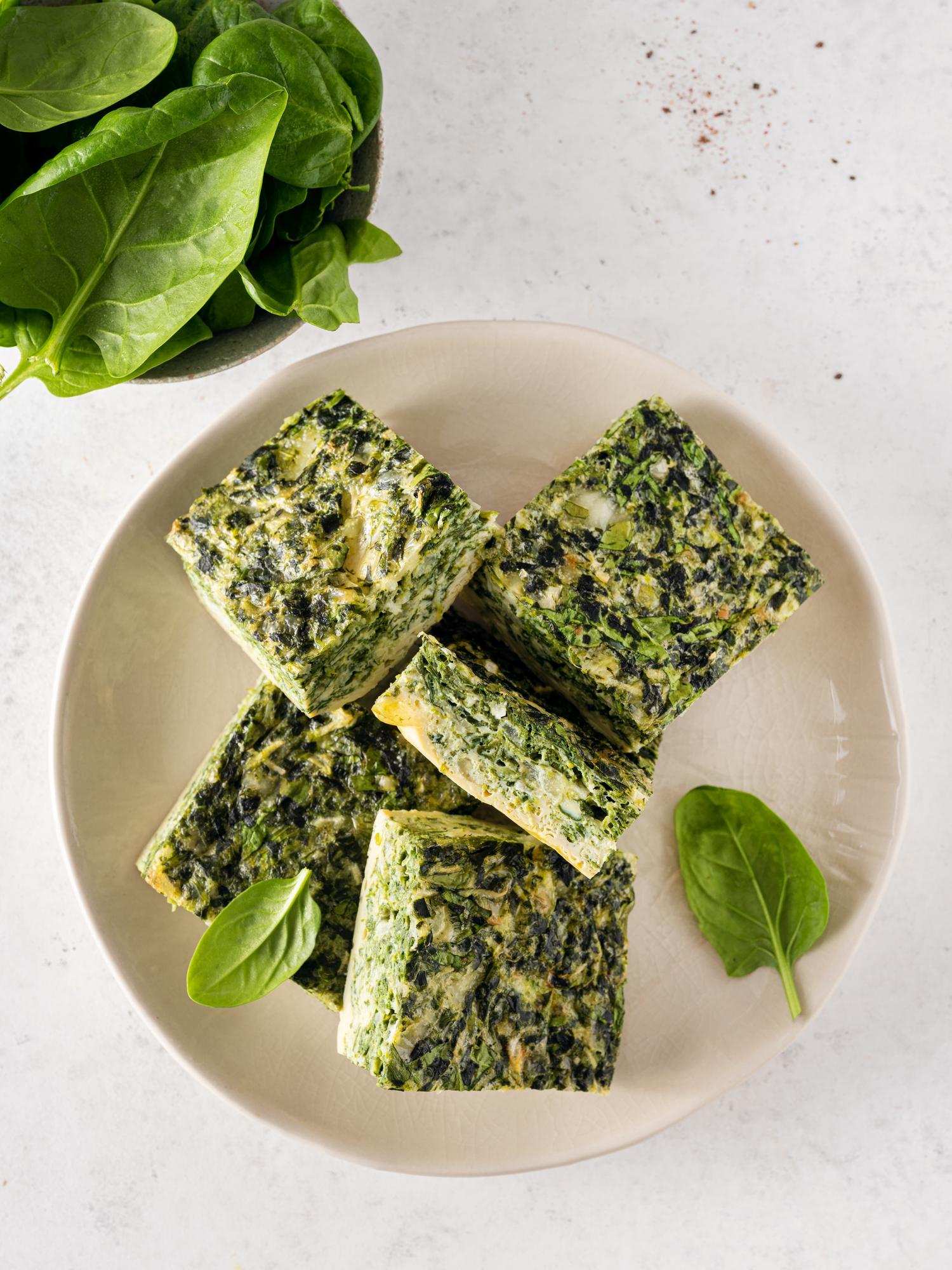 Sformato di spinaci con formaggio