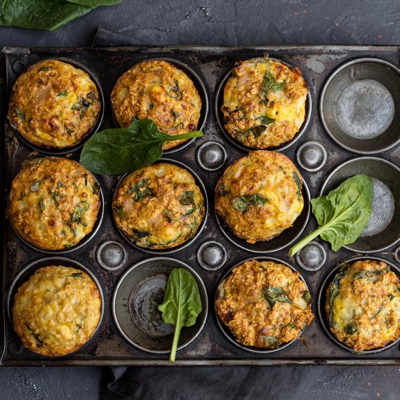 Muffin agli spinaci