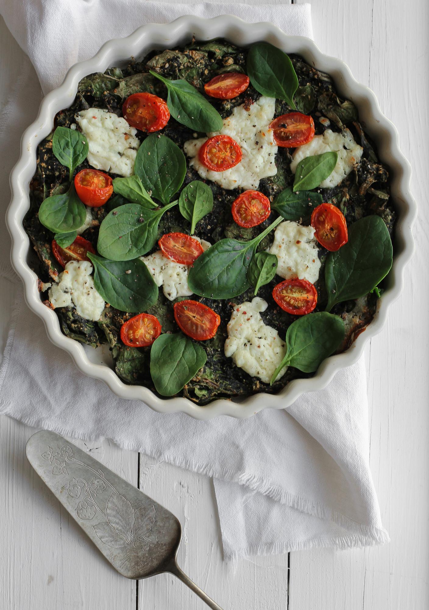 Pizza agli spinaci