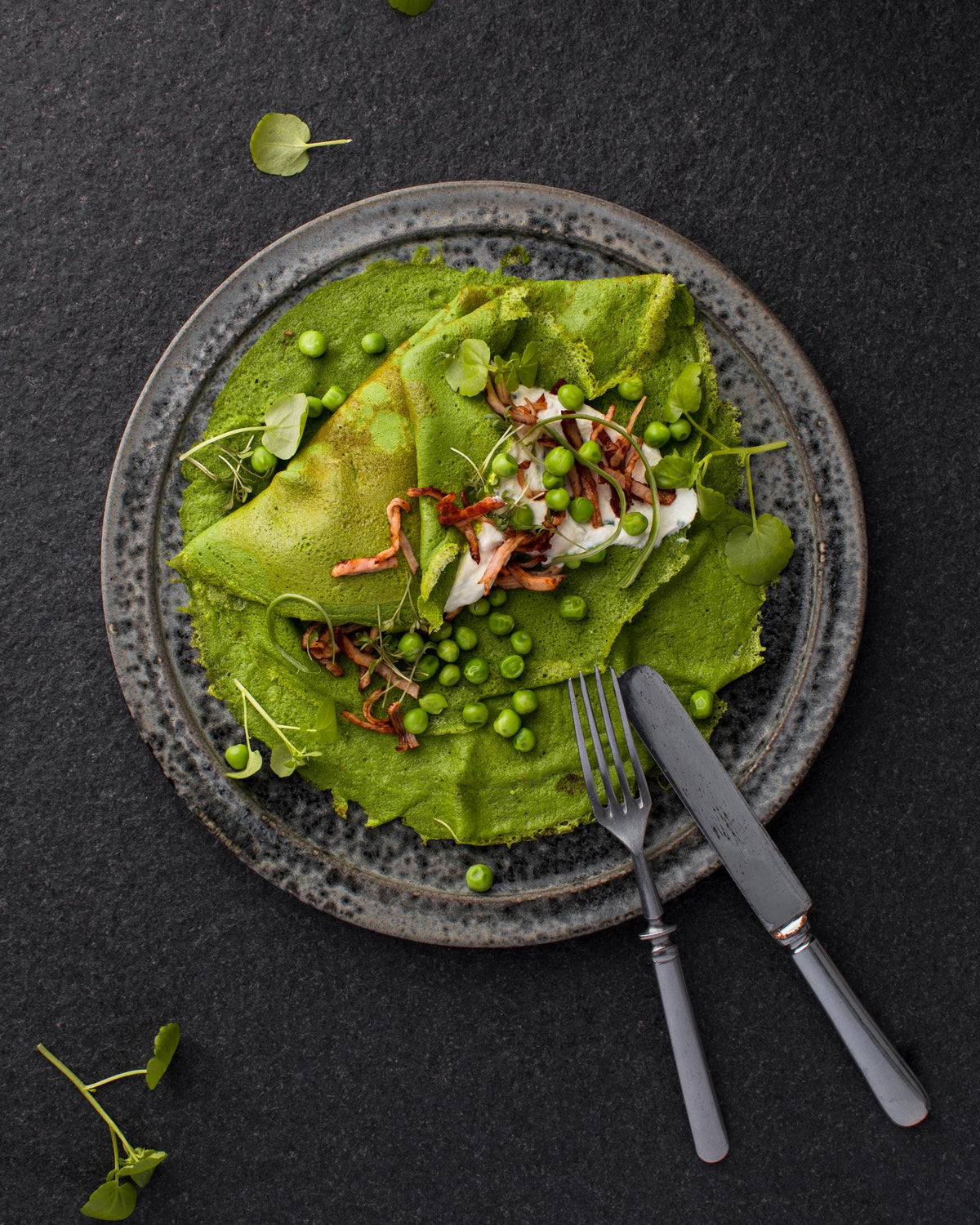 Crepes agli spinaci