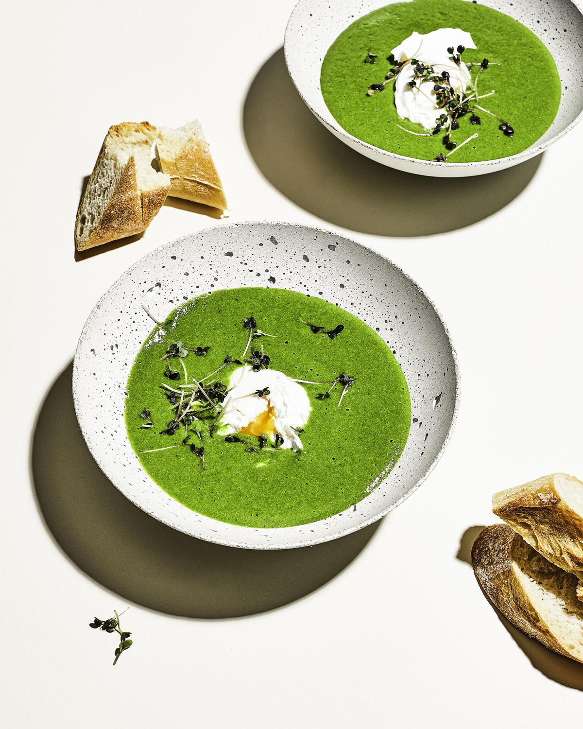 Zuppa di spinaci semplice