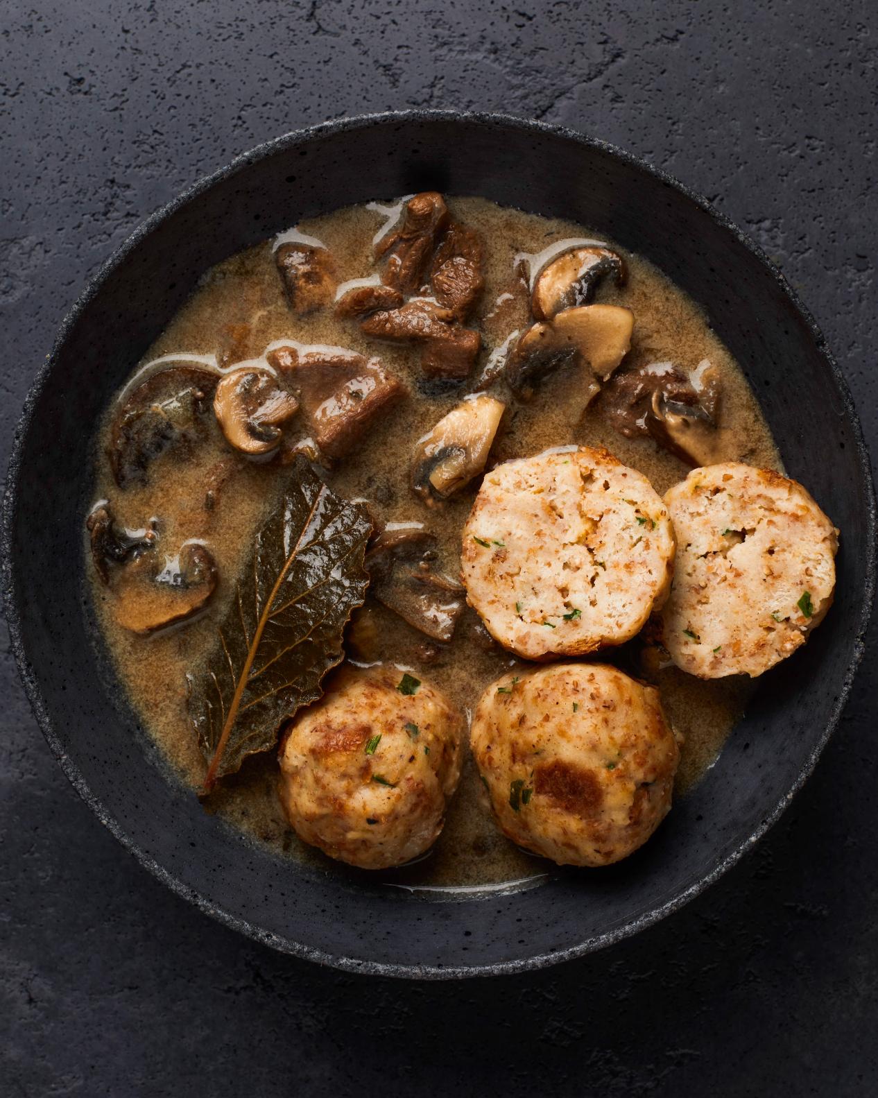 Capriolo ai funghi