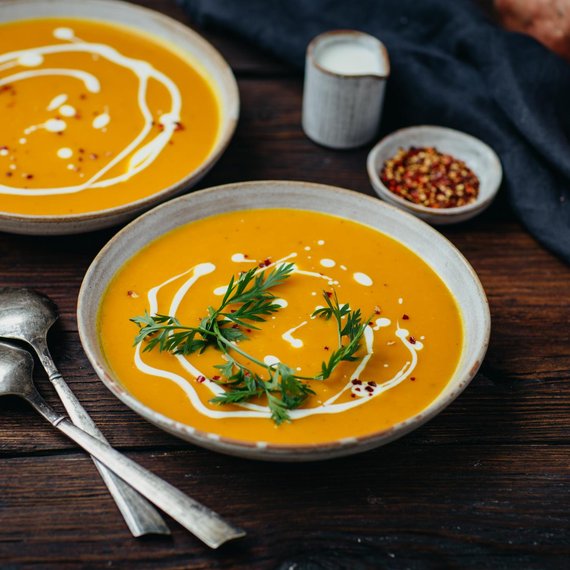 Zuppa di batata al curry
