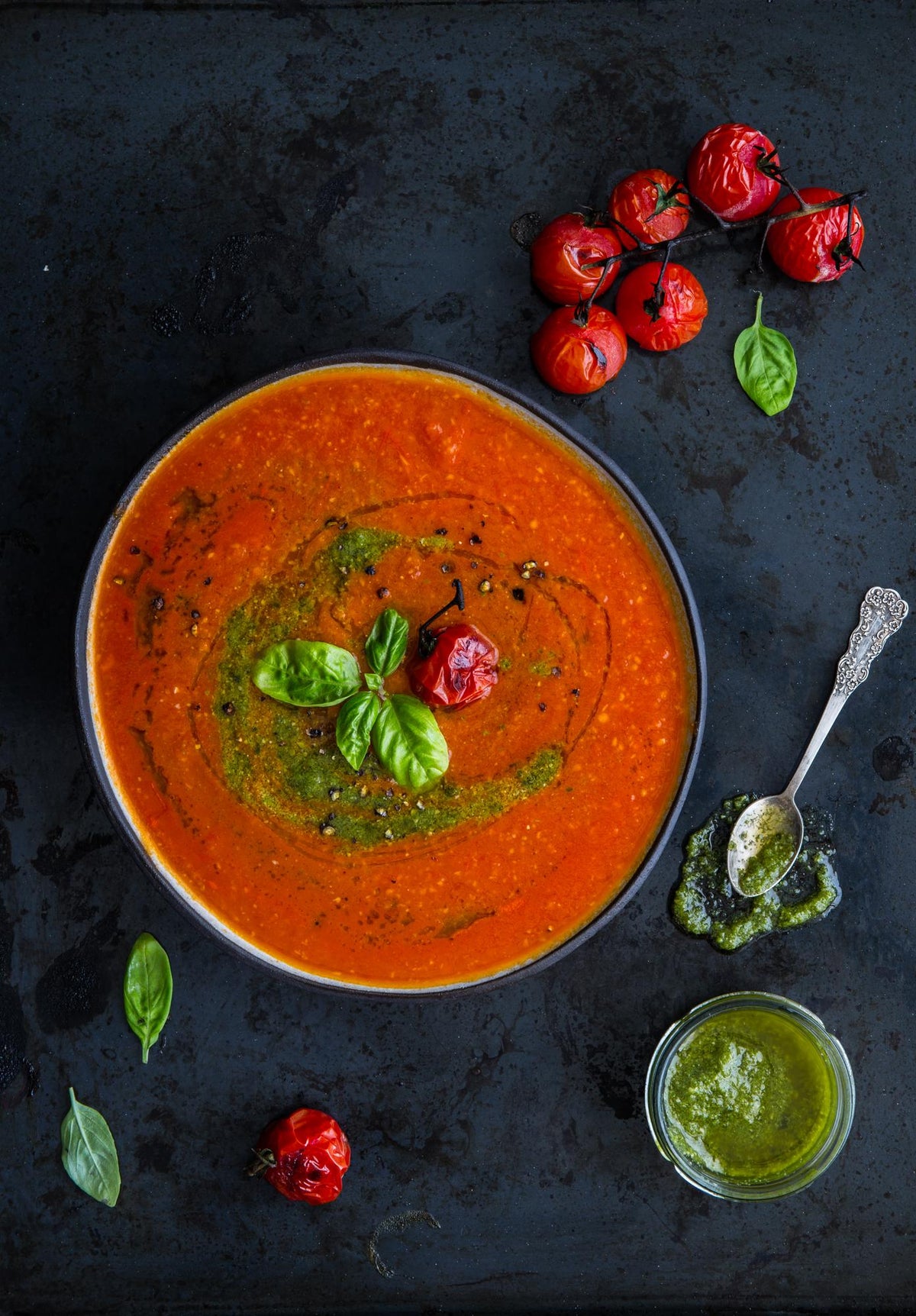Zuppa di pomodori arrostiti
