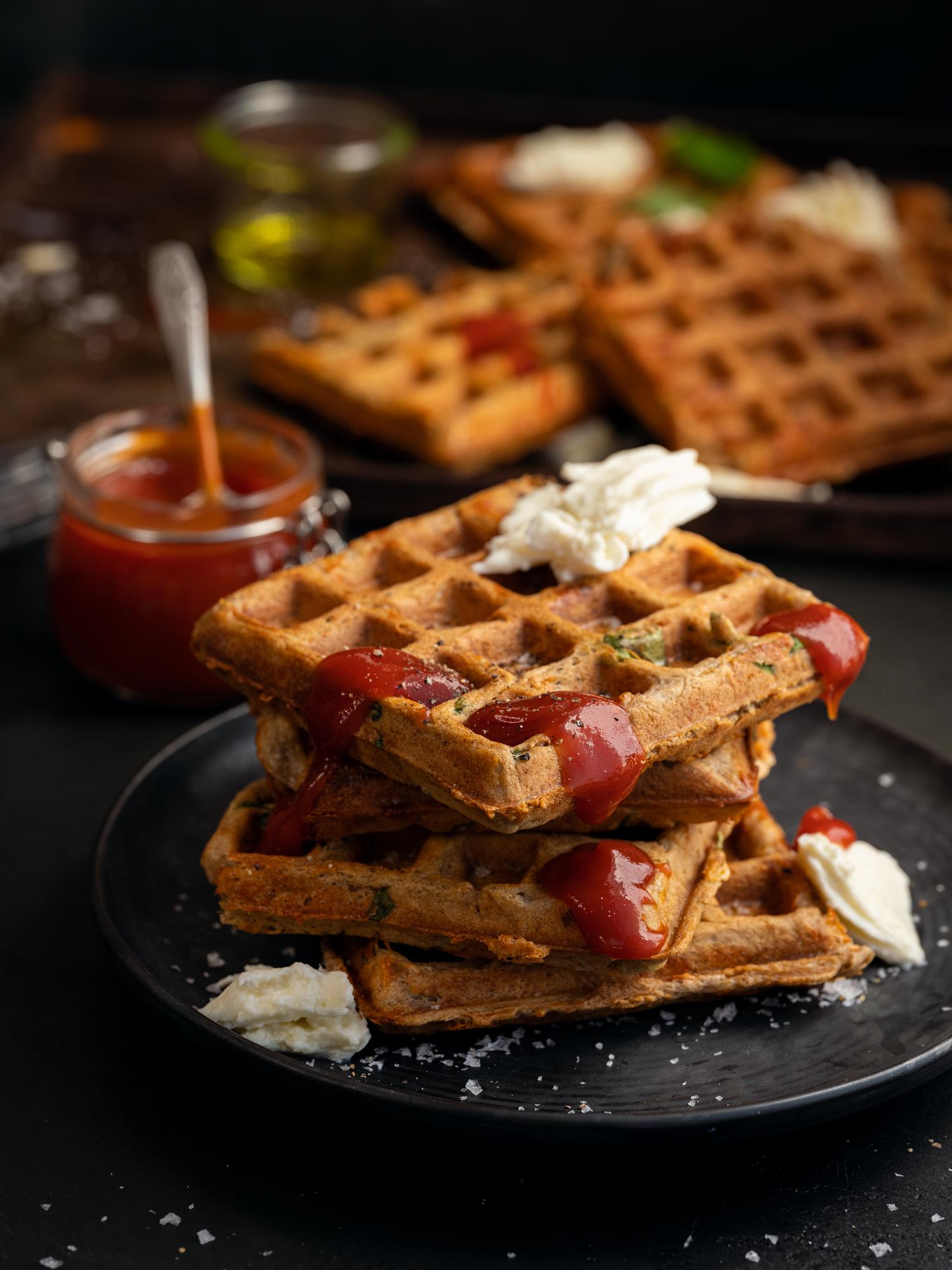 Waffle al formaggio