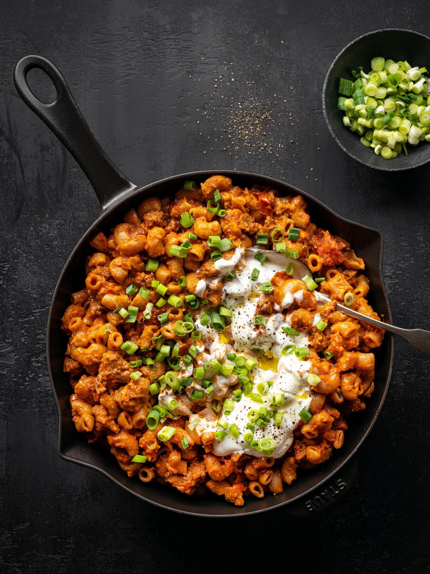 Pasta taco