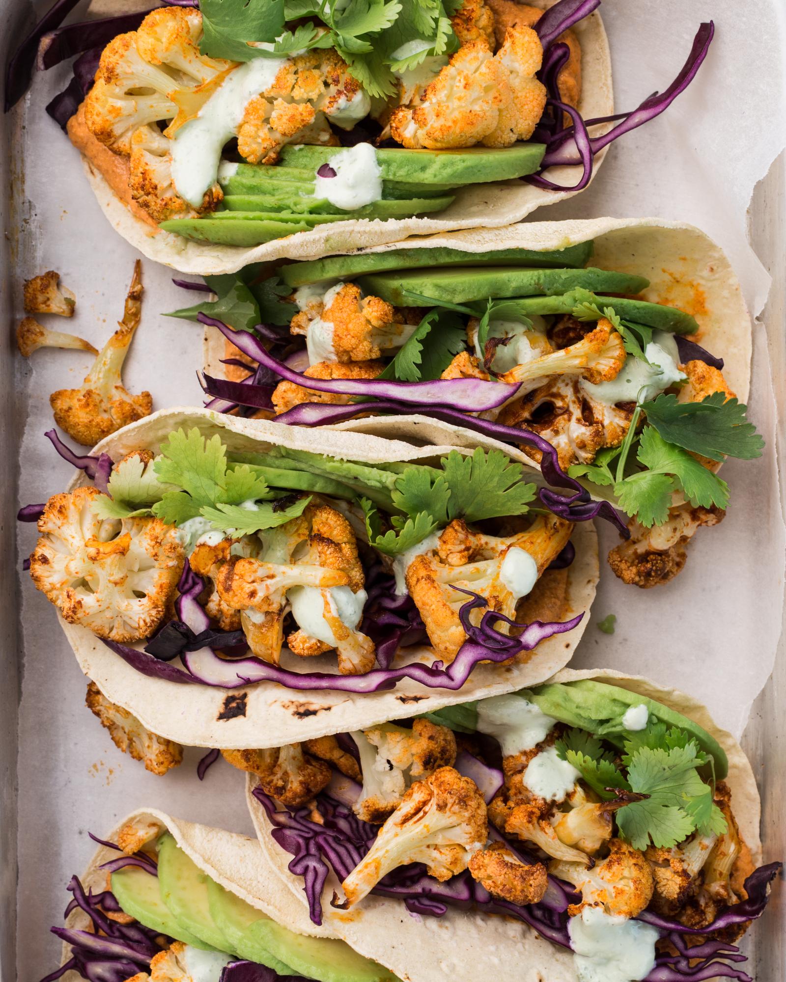 Tacos con cavolfiore