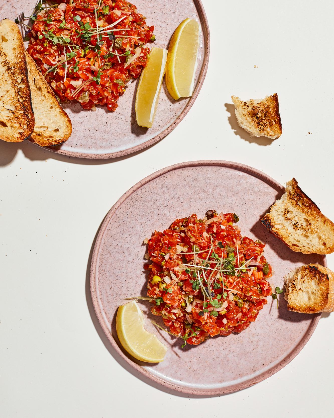 Tartare di trota salmonata