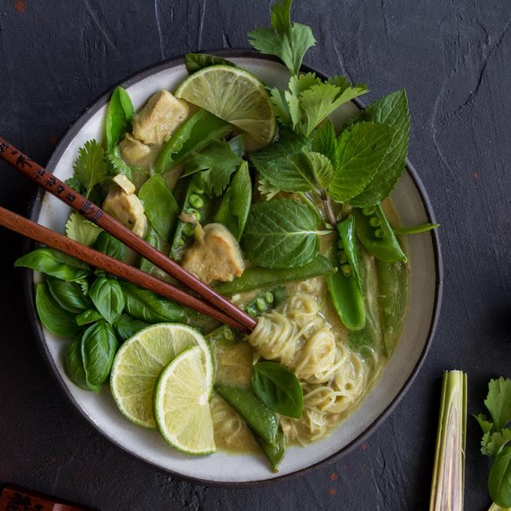 Curry thai con pollo