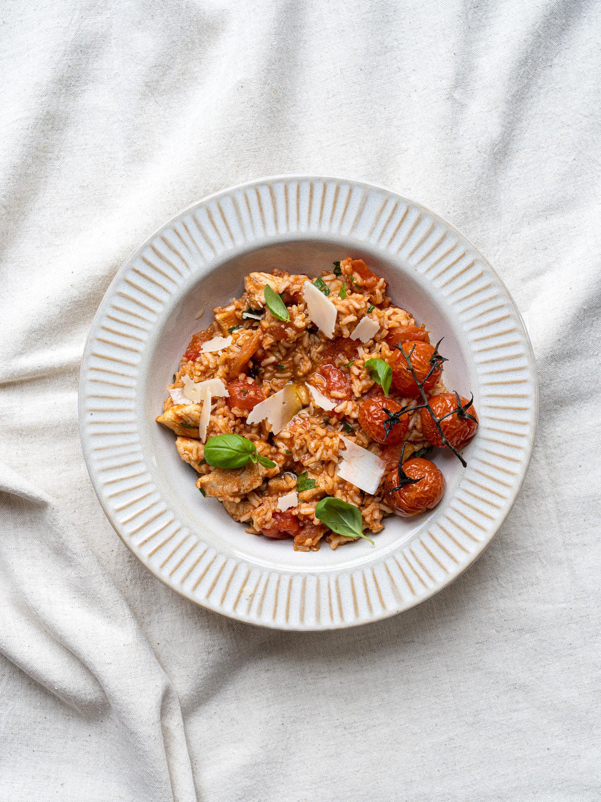 Risotto con pomodori e peperoncino