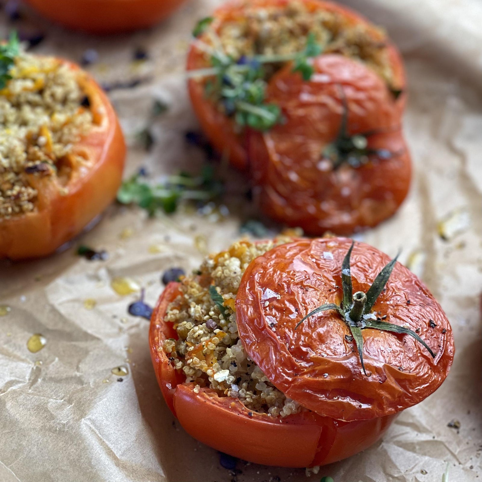 Pomodori ripieni di quinoa