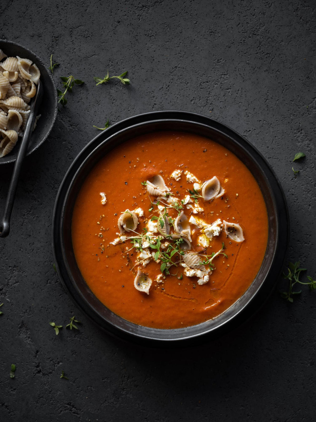 Zuppa di pomodoro con pasta