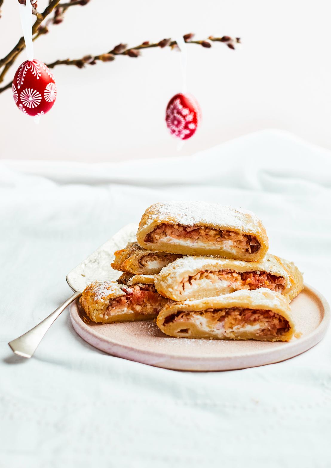 Strudel di ricotta con mele