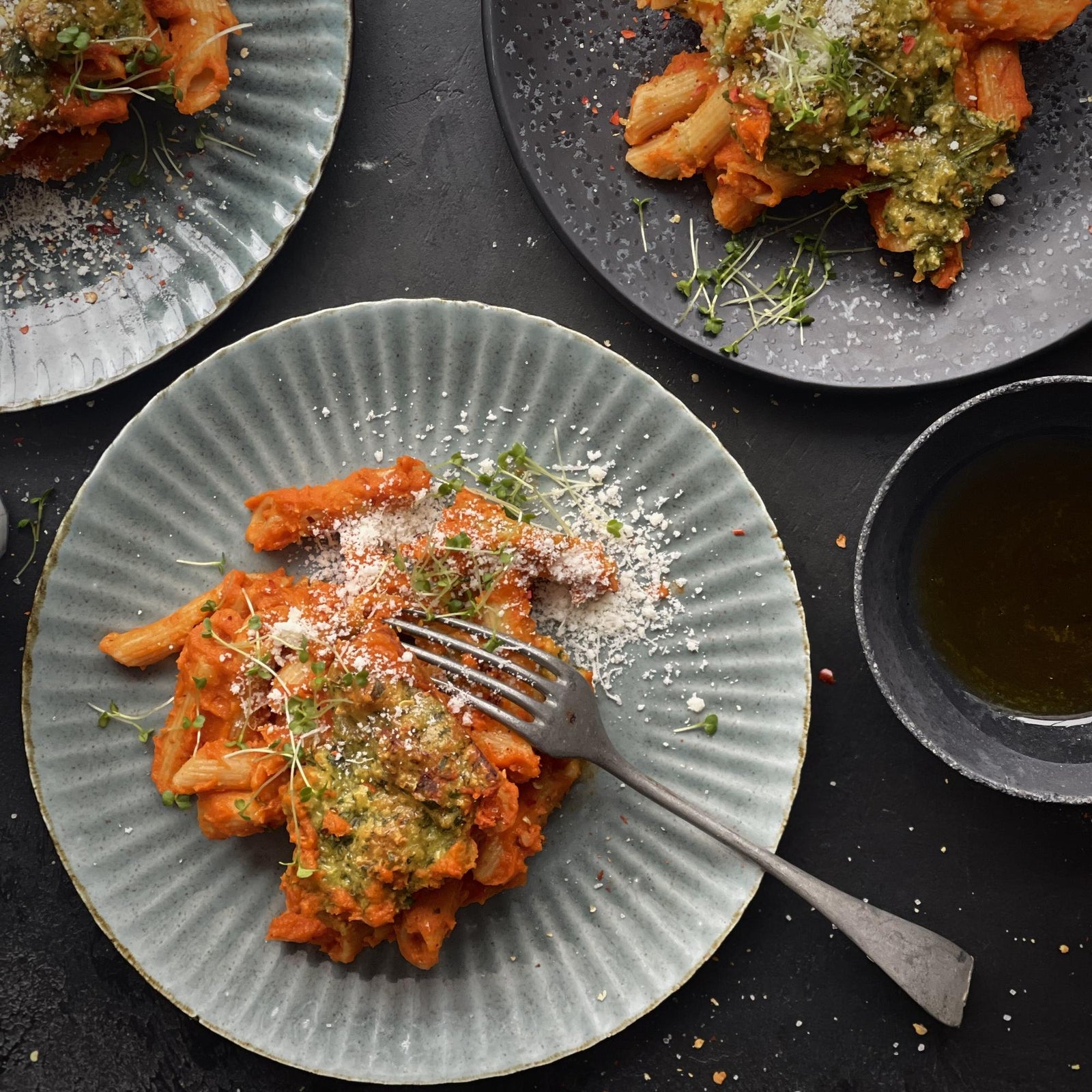 Pasta al forno con verdure