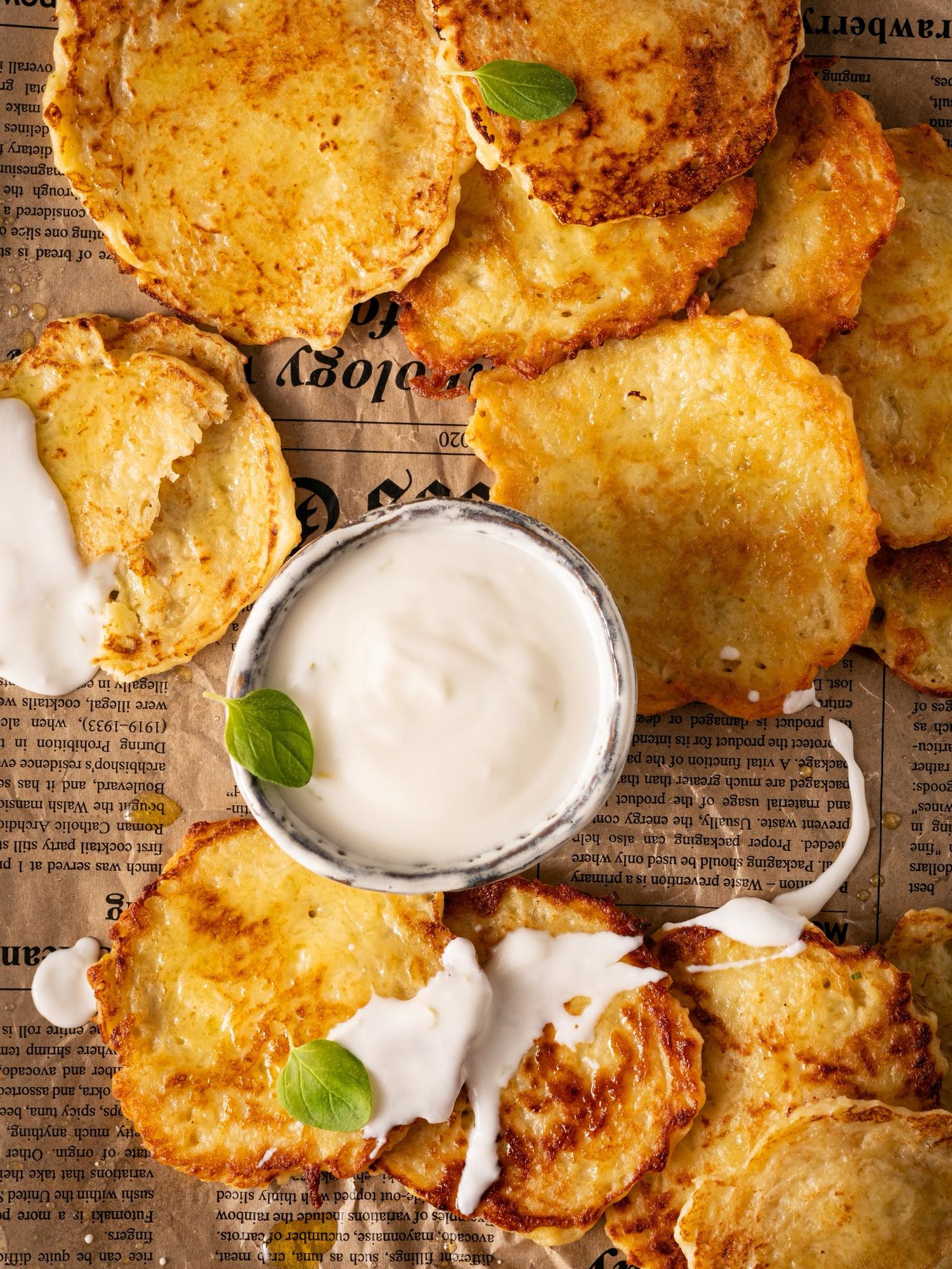 Frittelle di patate ucraine (deruny)