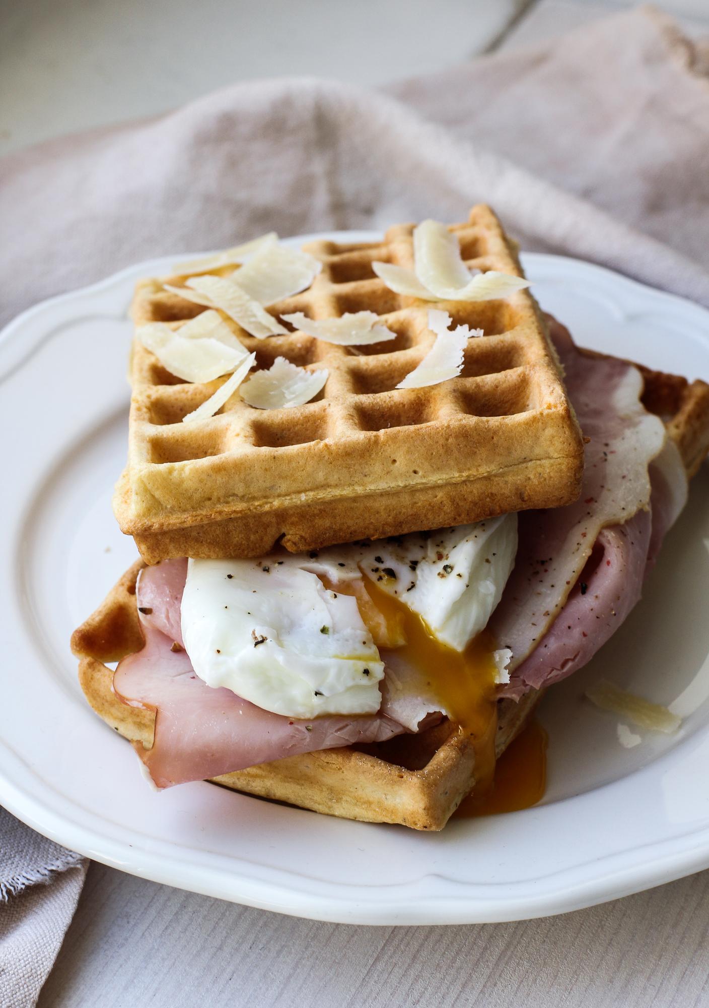 Waffle al parmigiano