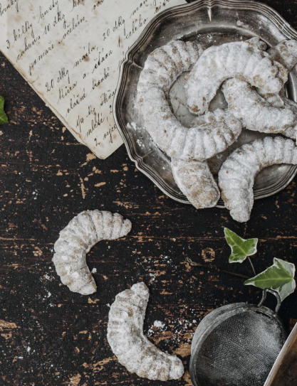 Cornetti alla vaniglia di farina di farro