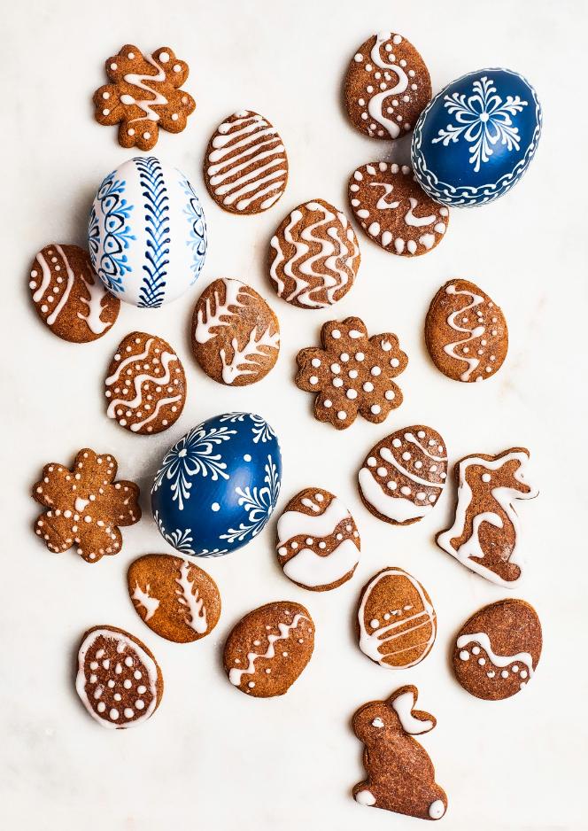 Biscotti di pan di zenzero pasquali senza glutine
