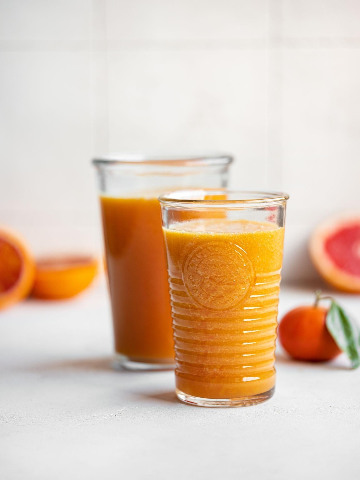 Frullato agrumato vitaminico con curcuma