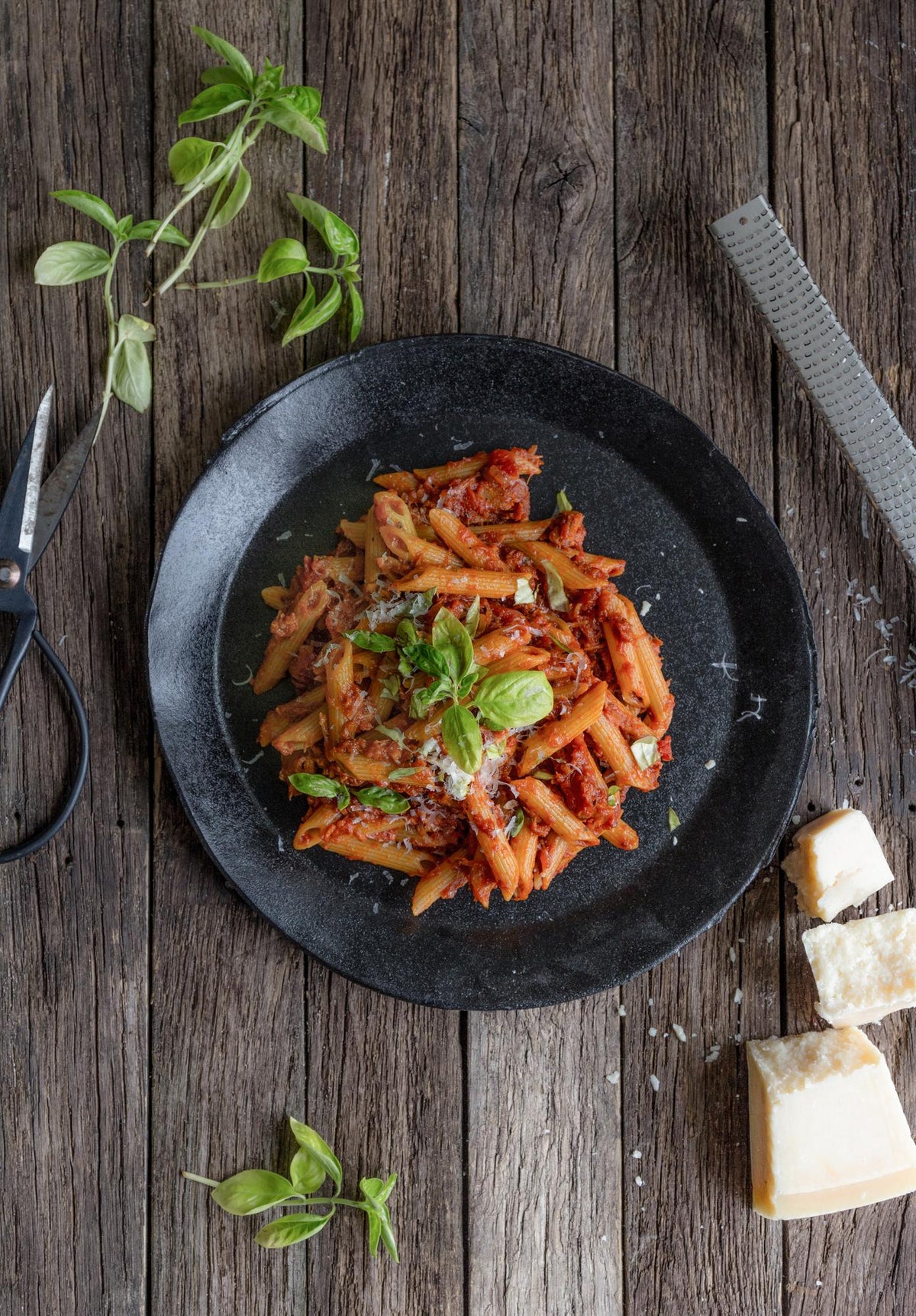 Penne integrali con tonno