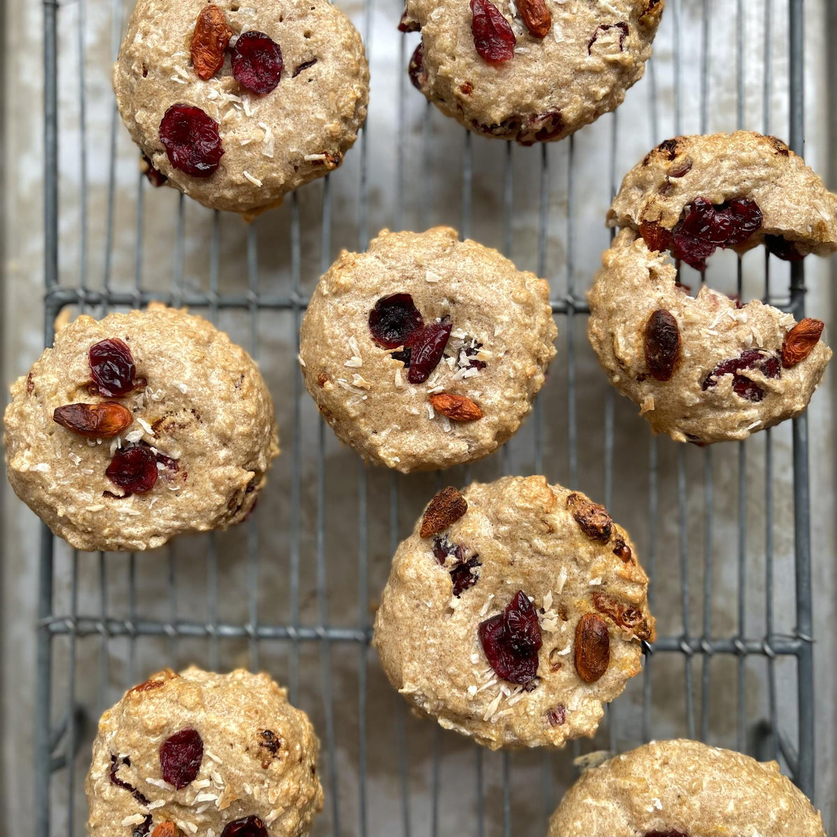 Biscotti integrali con goji