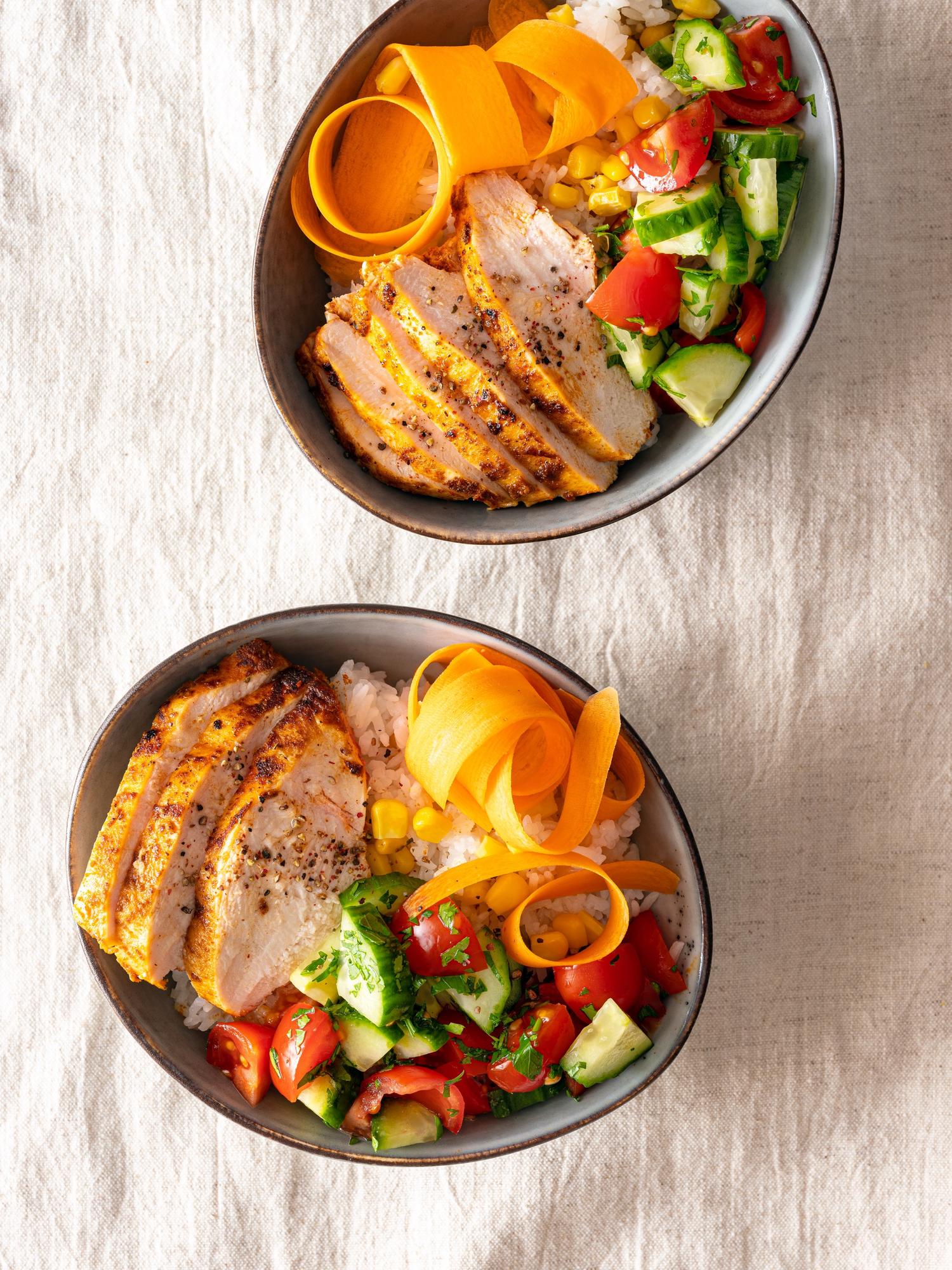 Bowl sana con pollo