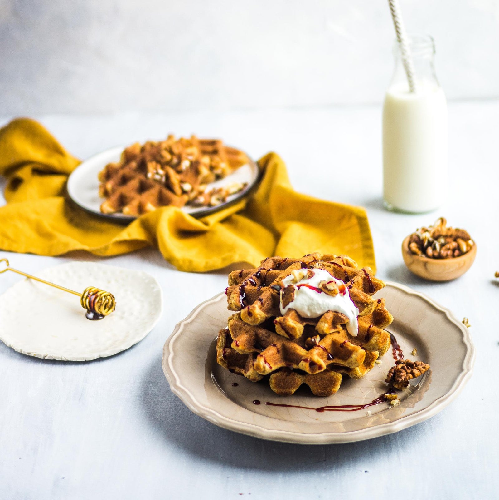 Cialde alla cannella con kefir
