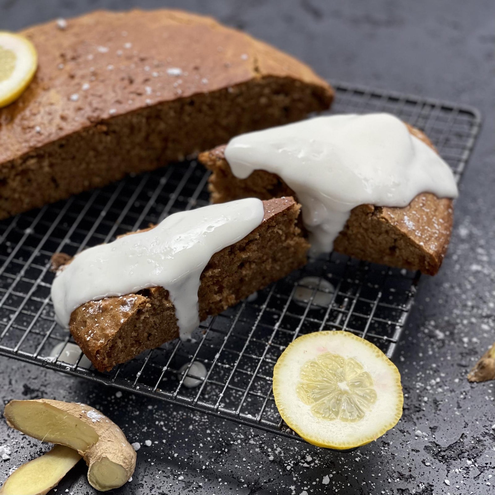 Torta al limone e zenzero