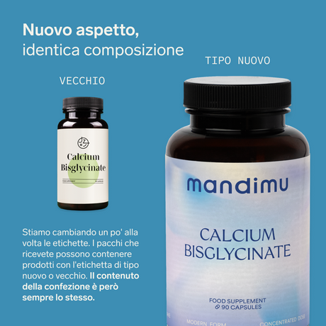 Calcio bisglicinato – 90 capsule