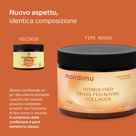 Collagene per le articolazioni (gusto arancia)