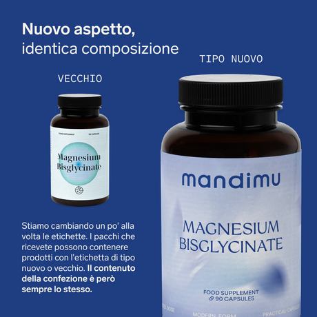 Magnesio bisglicinato – 90 capsule