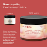 Collagene premium con acido ialuronico e vitamina C ed E (gusto pesca)