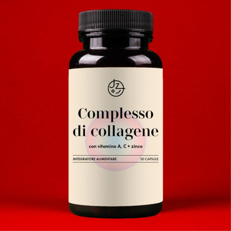 Complesso di collagene con vitamine A & C e zinco (vegetariano) – 30 capsule