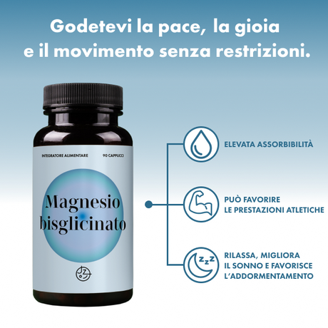 Magnesio bisglicinato – 90 capsule