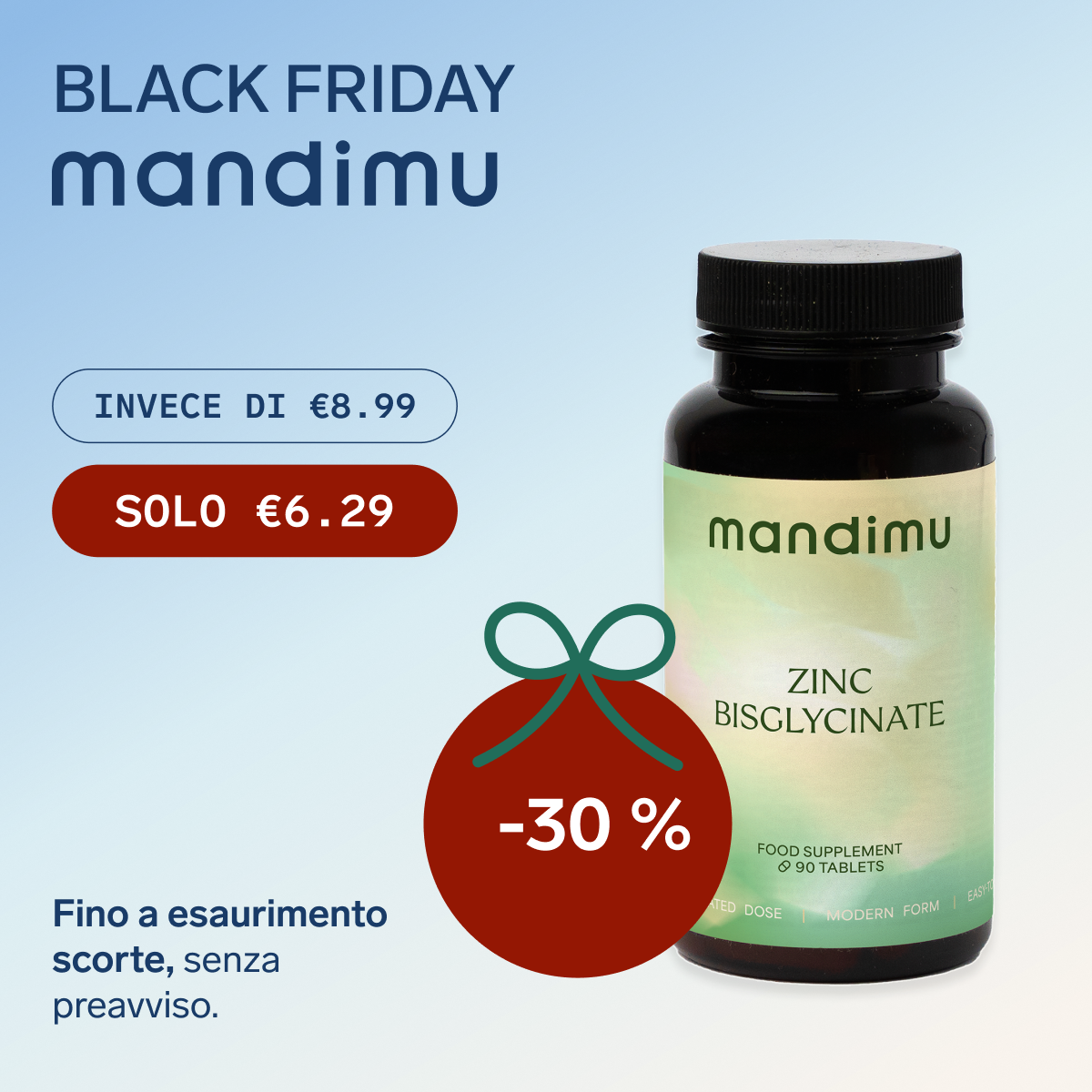 Black Friday – Zinco FORTE – 90 capsule – €6.29