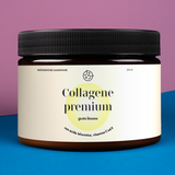 Collagene premium con acido ialuronico e vitamina C ed E (gusto limone)