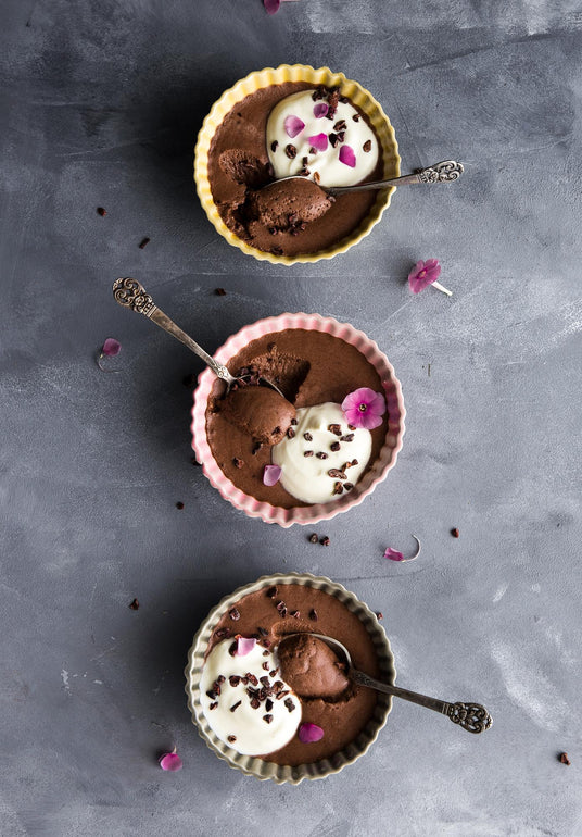 Mousse al cocco e cioccolato
