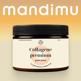 Collagene premium con acido ialuronico e vitamina C ed E (gusto pesca)