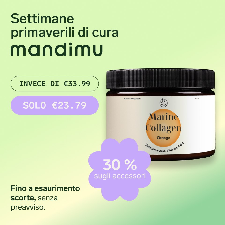 Collagene premium con acido ialuronico e vitamina C ed E (gusto arancia)
